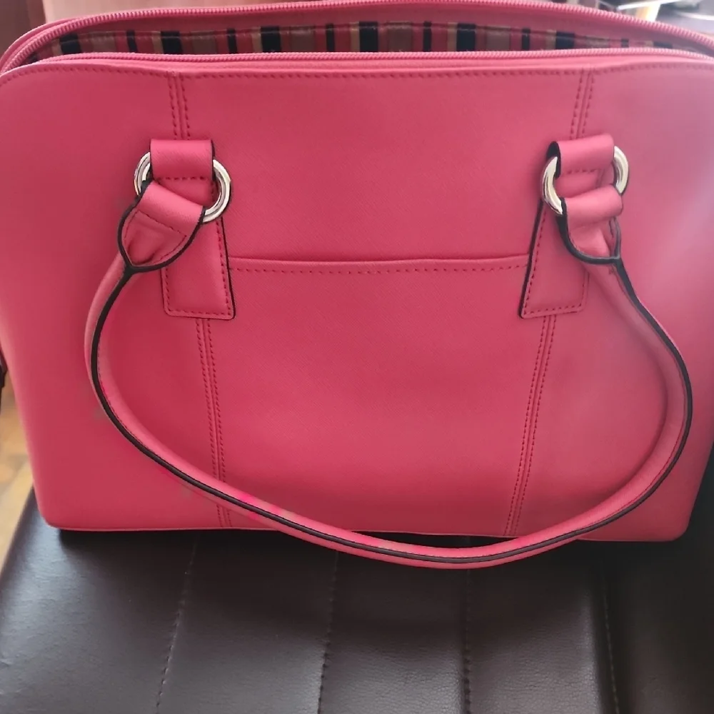 Nine West Fuchsia Satchel Bag - Picture 4 of 4